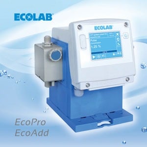 Bomba dosificadora Ecolab EcoPro y EcoAdd